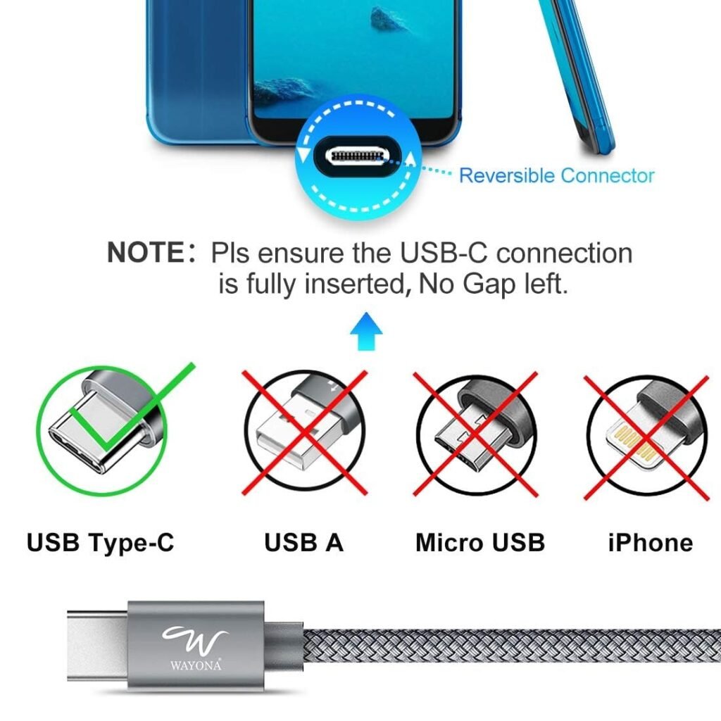 Wayona Type C to Type C 6FT/2M 65W Long Fast Charging Cable: A Comprehensive Review