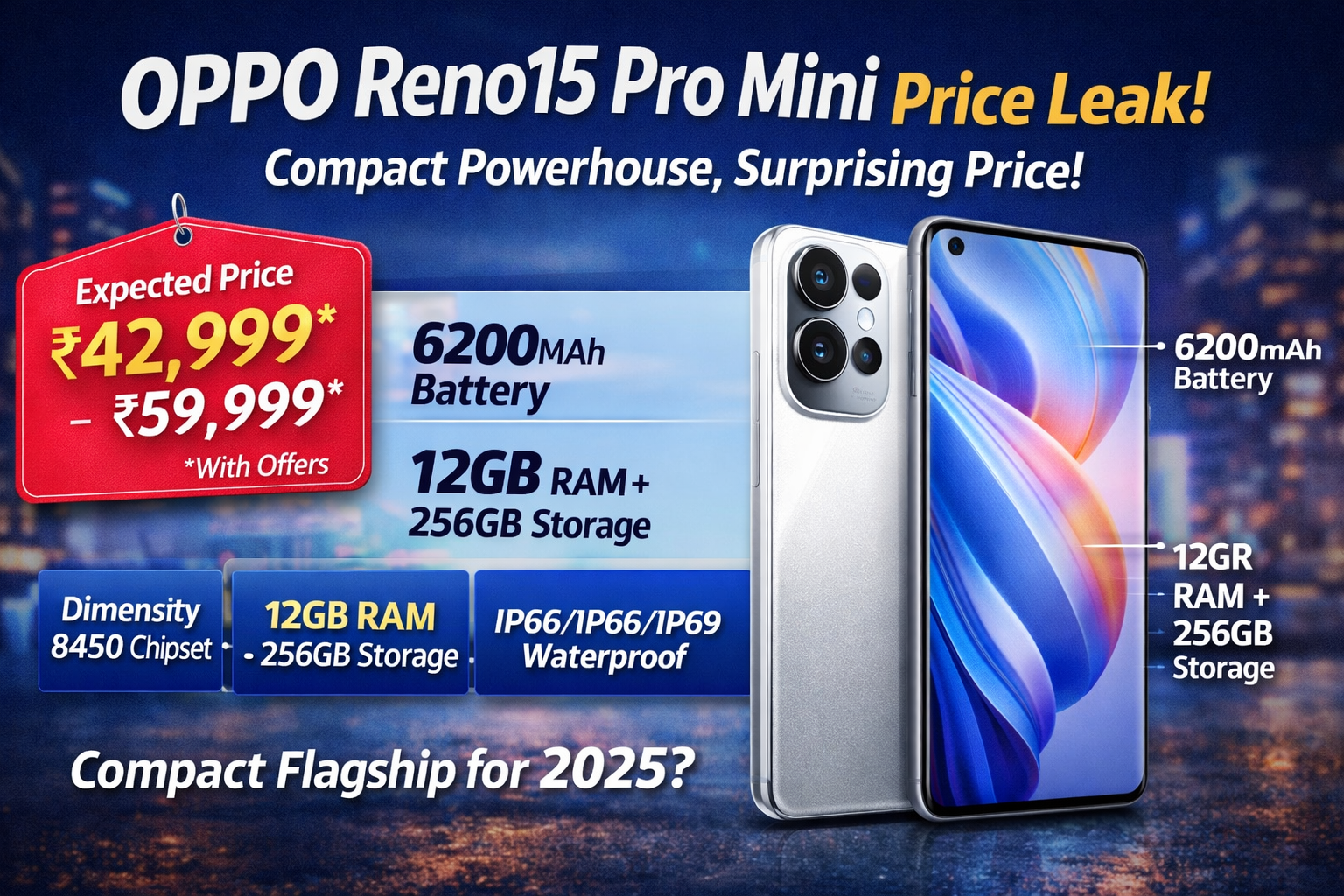 OPPO Reno15 Pro Mini specifications and price leak