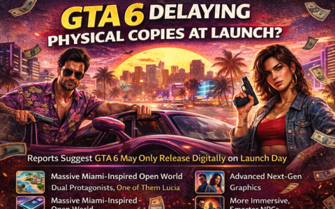 GTA 6 digital-first release promotional graphic