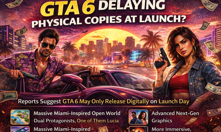 GTA 6 digital-first release promotional graphic