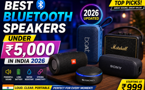Best Bluetooth Speakers Under ₹5,000 in India 2026: Top Picks for Powerful Sound