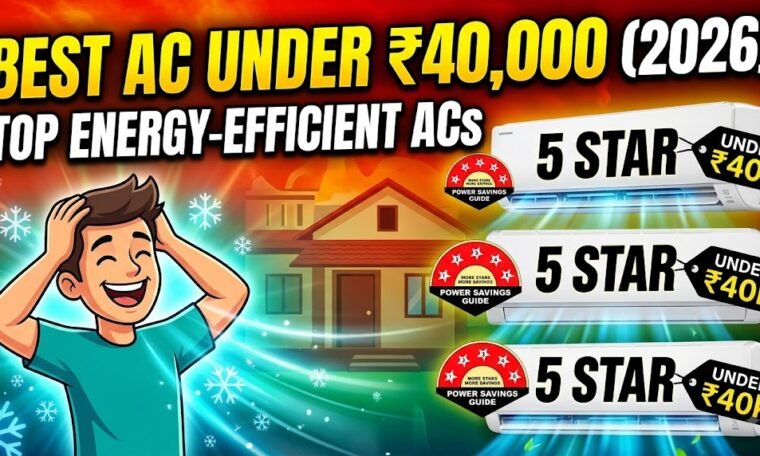 Best Air Conditioners Under ₹40,000 in 2026: Top 1.5 Ton ACs for Home