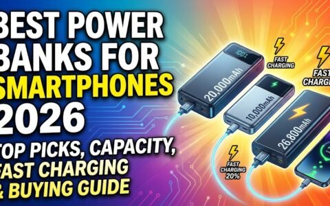 Best Power Banks for Smartphones in 2026: 10,000mAh & 20,000mAh Fast-Charging Options