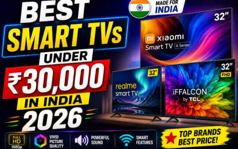Best Smart TVs Under ₹30,000 in India 2026: Top 4K TVs