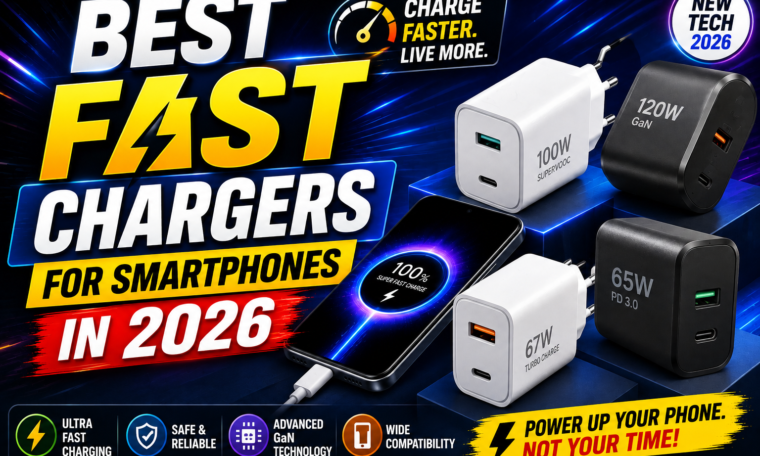 Best Fast Chargers for Smartphones in 2026: Top USB-C & GaN Chargers