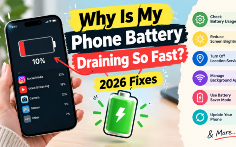 Why Is My Phone Battery Draining So Fast? 2026 Fixes