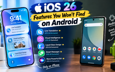 iOS 26 Features You Won't Find on Android: What's Different?